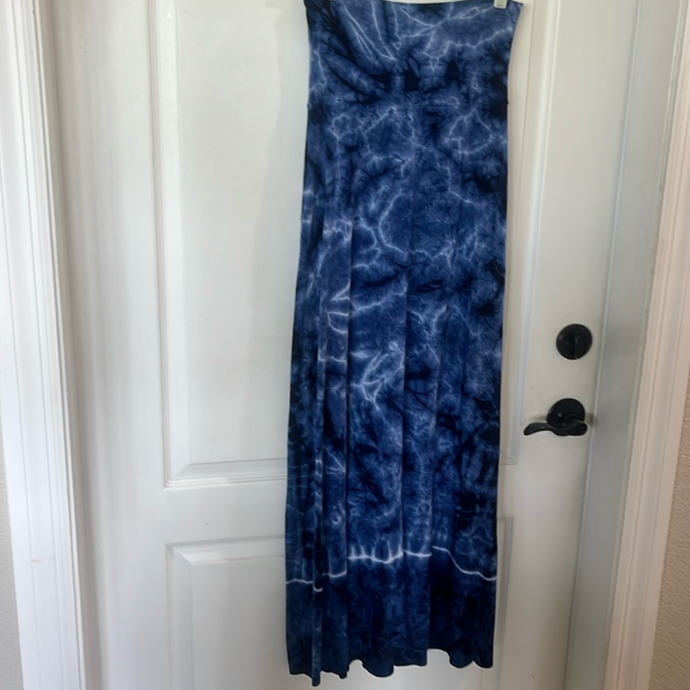 NWT Lucky Brand Boho tie-dyed long dress/skirt/beach, cover-up size S – M